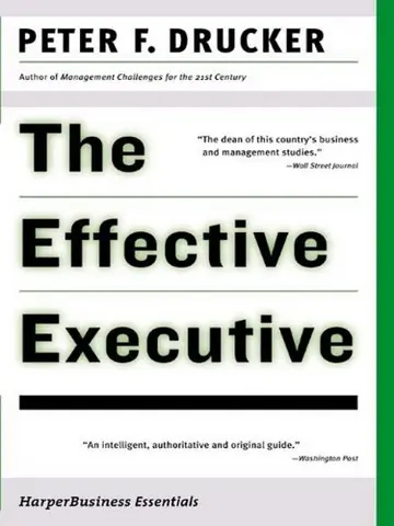 Cover of The Effective Executive