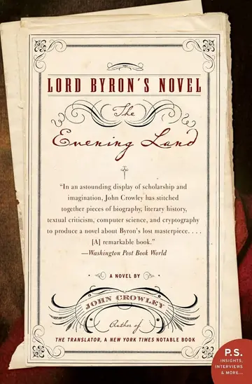 Cover of Lord Byron's Novel