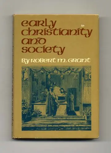 Cover of Early Christianity and society