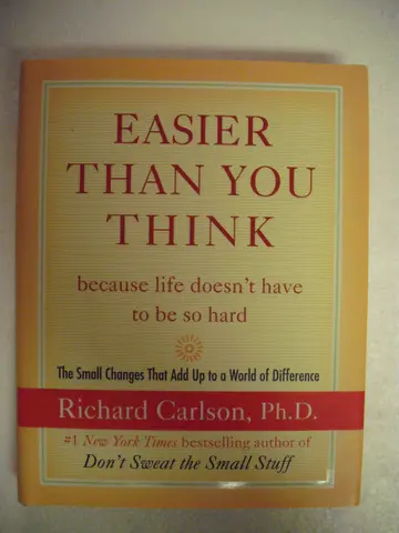 Cover of Easier Than You Think...Because Life Doesn't Have to be so Hard