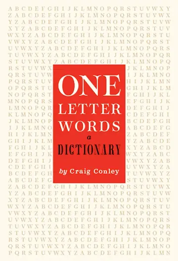 Cover of One-Letter Words, A Dictionary