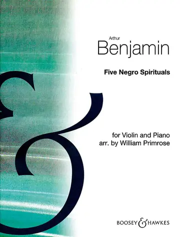 Cover of Five negro spirituals violon