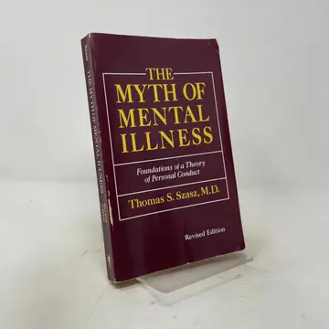 Cover of Myth of Mental Illness Revised Edition, the