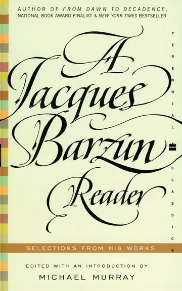 Cover of Jacques Barzun Reader, A