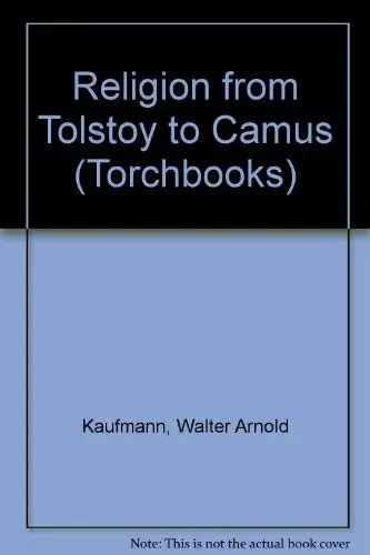 Cover of Religion from Tolstoy to Camus