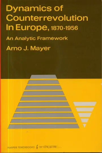 Cover of Dynamics of Counterrevolution in Europe, 1870-1956