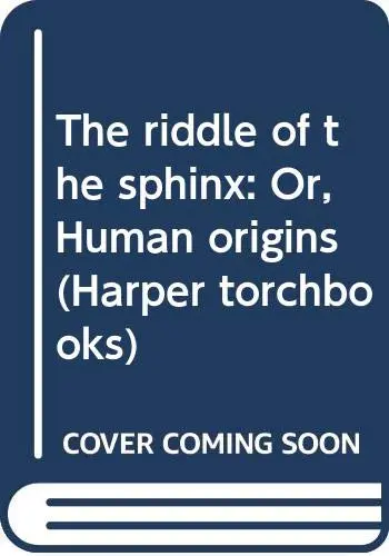 Cover of The riddle of the sphinx
