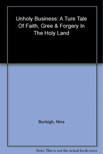 Cover of Unholy Business