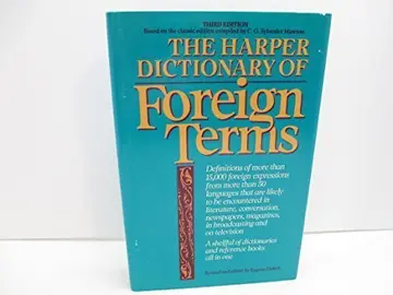 Cover of The Harper Dictionary of Foreign Terms