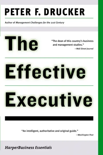 Cover of The Effective Executive