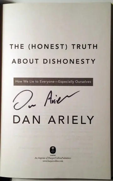 Cover of The Honest Truth About Dishonesty