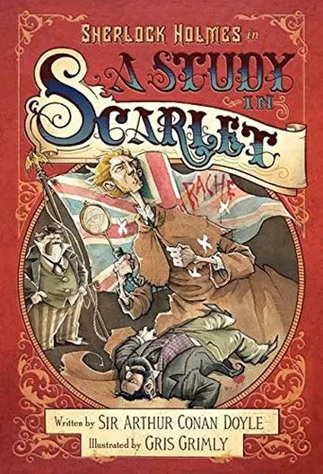 Cover of Sherlock Holmes in A Study in Scarlet