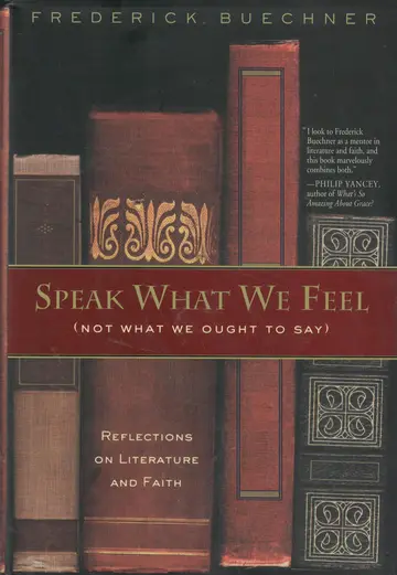 Cover of Speak What We Feel
