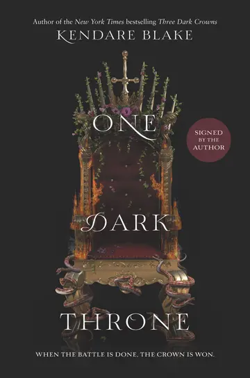 Cover of One Dark Throne - SIGNED / AUTOGRAPHED COPY