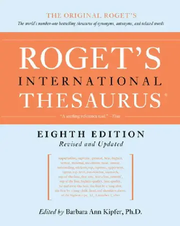 Cover of Roget's International Thesaurus, 8th Edition