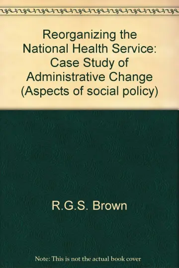 Cover of Reorganising the N.h.s
