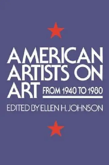 Cover of American Artists on Art