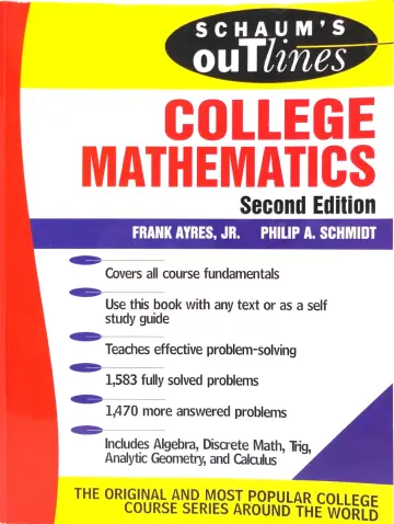 Cover of Schaum's Outline of College Mathematics