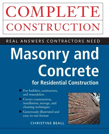 Cover of Masonry and Concrete