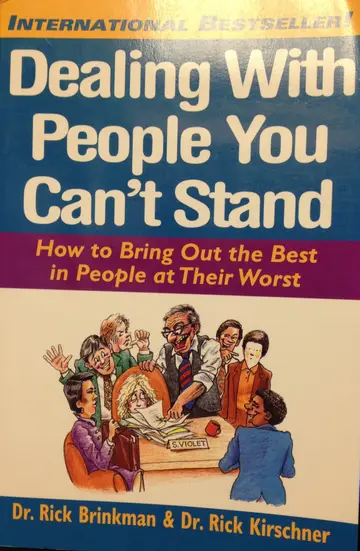 Cover of Dealing with People You Can't Stand