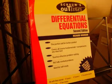 Cover of Schaum's Outline of Theory and Problems of Differential Equations