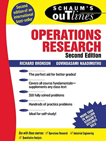 Cover of Schaum's Outline of Theory and Problems of Operations Research