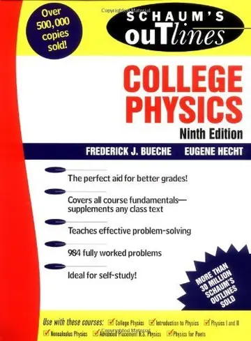 Cover of Schaum's Outline of College Physics