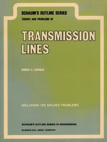 Cover of Schaum's Outline of Transmission Lines