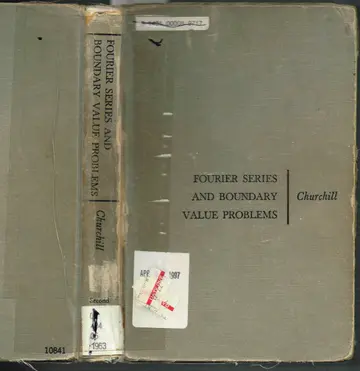 Cover of Fourier Series and Boundary Value Prob Edition