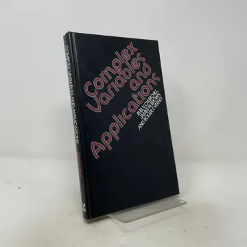 Cover of Complex variables and applications