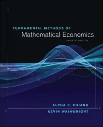 Cover of Fundamental Methods of Mathematical Economics