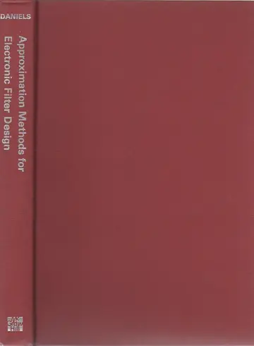 Cover of Approximation Methods for Electronic Filter Design