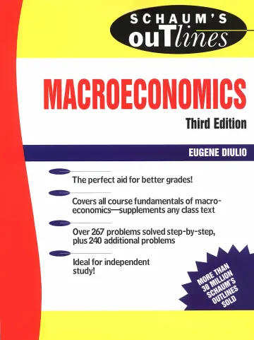 Cover of Schaum's Outline of Macroeconomics