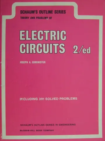 Cover of Schaum's Outline of Electric Circuits