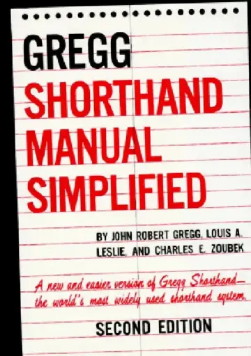 Cover of The Gregg Shorthand Manual Simplified