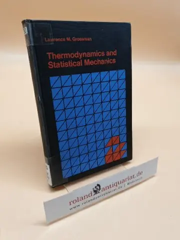 Cover of Thermodynamics and Statistical Mechanics