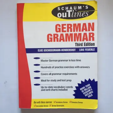 Cover of Schaum's Outline of German Grammar