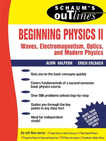 Cover of Schaum's Outline of Theory and Problems of Beginning Physics II