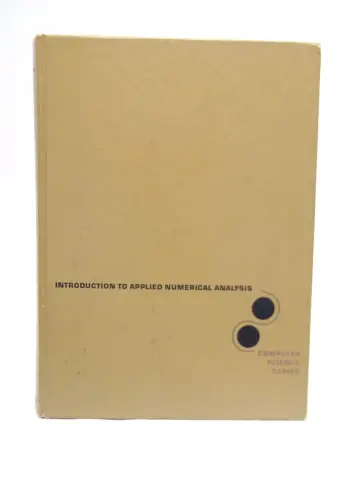 Cover of Introduction to Applied Numerical Analysis