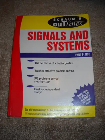 Cover of Schaum's Outline of Signals and Systems