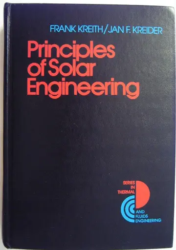 Cover of Principles of Solar Engineering