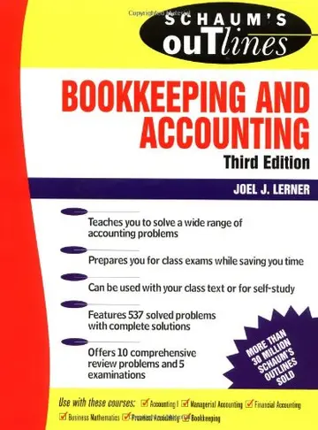 Cover of Schaum's Outline of Bookkeeping and Accounting