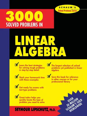 Cover of 3,000 Solved Problems in Linear Algebra
