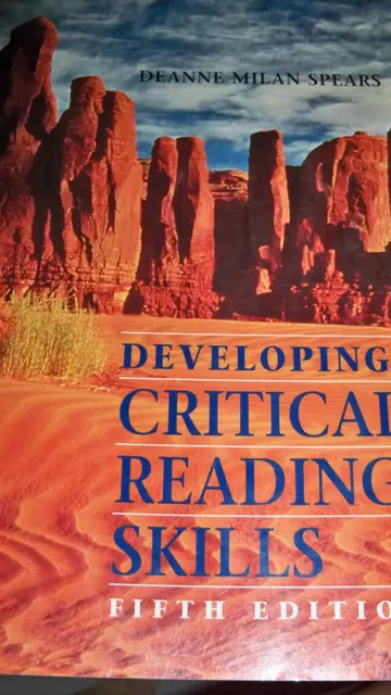 Cover of Developing Critical Reading Skills