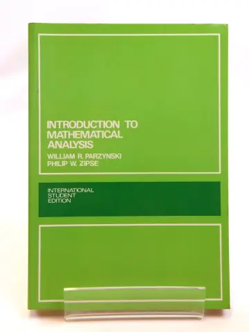 Cover of Introduction to Mathematical Analysis