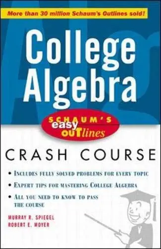 Cover of Schaum's Easy Outline of College Algebra