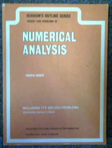 Cover of Schaum'S Outline of Numerical Analysis