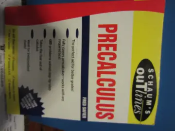 Cover of Schaum's Outline of Theory and Problems of Precalculus