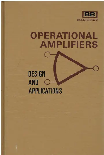 Cover of Operational Amplifiers; Design and Applications