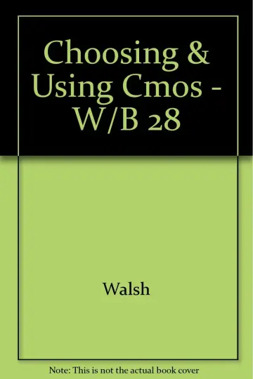 Cover of Choosing & Using Cmos - W/B 28
